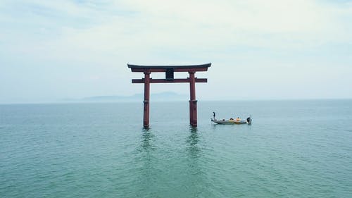有关水涟漪, 海洋, 神社的免费素材视频