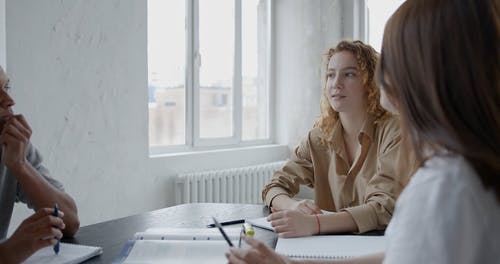 有关人, 原子笔, 商量的免费素材视频