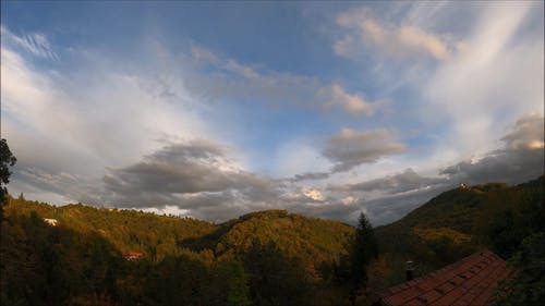 有关丘陵, 努韦斯－德拉普索－德利特梅, 多云的天空的免费素材视频