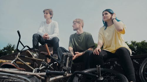 有关BMX, 一起, 坐的免费素材视频