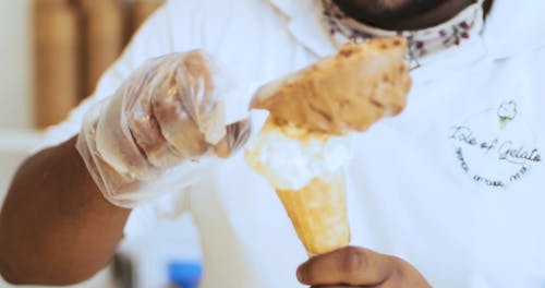 有关冰淇淋, 冷, 冷冻甜点的免费素材视频