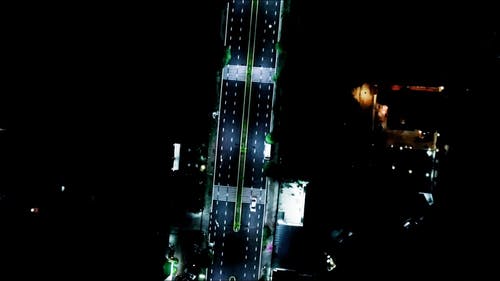 有关交通, 从上面, 晚上的时间的免费素材视频