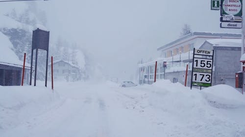 有关下雪的天气, 冬季, 冻结的的免费素材视频