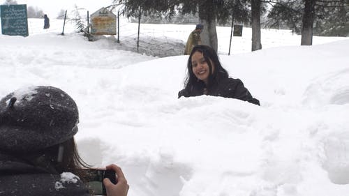 有关下雪的, 冬季, 冷的免费素材视频