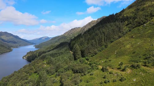 有关天性, 尼斯湖, 山的免费素材视频