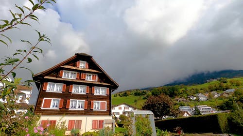 有关天性, 山背景, 戏剧性的天空的免费素材视频