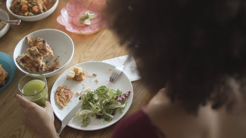 有关午餐, 可口的, 平移拍摄的免费素材视频