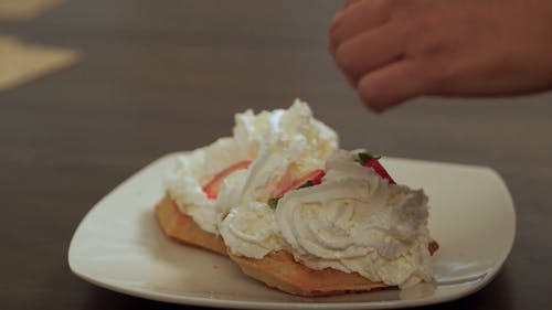 有关可口, 奶油乳酪, 好吃的免费素材视频