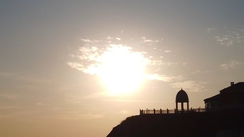 有关剪影, 太阳眩光, 广角镜头的免费素材视频