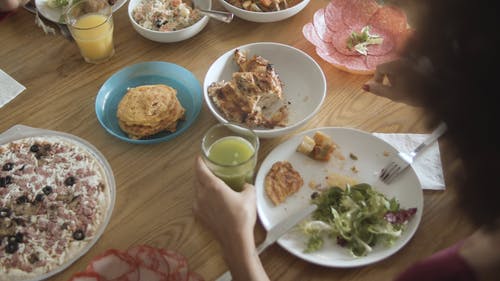 有关午餐, 可口的, 从上面的免费素材视频