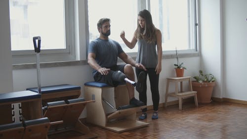 有关＃室内, 一对, 体育馆的免费素材视频