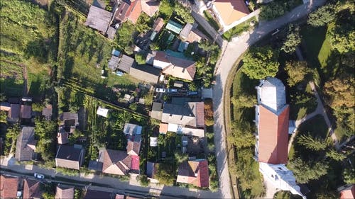 有关俯视图, 城镇, 居住区的免费素材视频