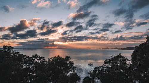 有关一缕阳光, 地平线, 多云的天空的免费素材视频