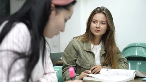 有关中学, 乐天派, 倾听的免费素材视频