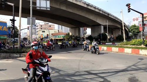 有关十字路口, 基础设施, 小型摩托车的免费素材视频