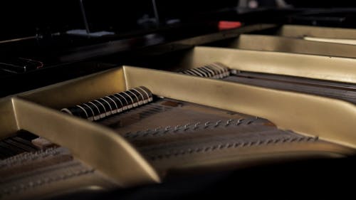 有关三角钢琴, 和弦, 弹钢琴的免费素材视频