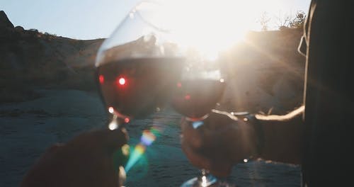 有关silhoutted, 一对, 人的免费素材视频