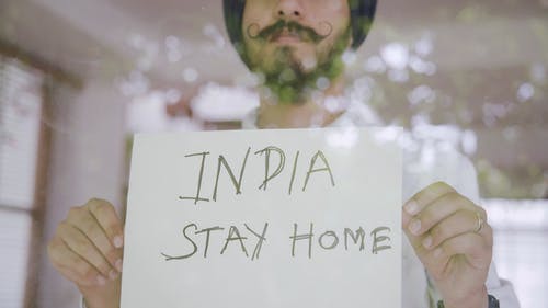 有关人, 冠状病毒, 印度待在家里的免费素材视频