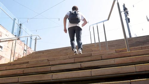 有关人, 低角度拍摄, 往上爬的免费素材视频