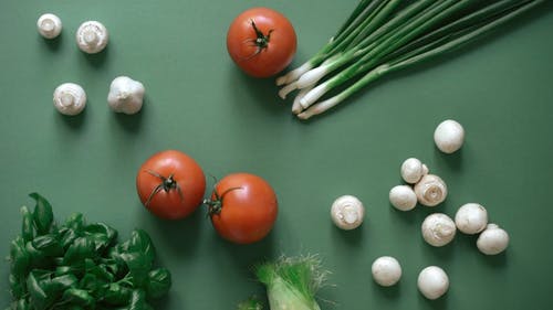 有关Flatlay, 大蒜, 新鲜蔬菜的免费素材视频