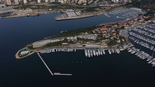 有关停泊, 建筑, 码头曼达林娜的免费素材视频