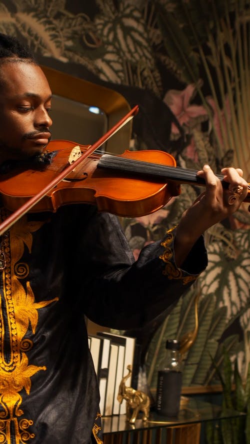 一个男人拉小提琴 · 免费素材视频
