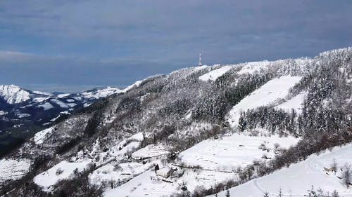 有关下雪的, 冬季, 冻结的的免费素材视频