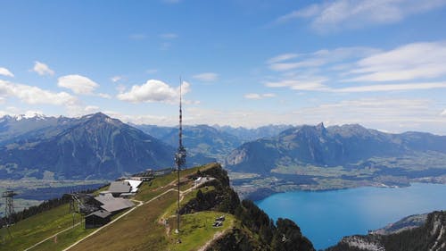 有关niederhorn酒店, 优美的风景, 动态射击的免费素材视频