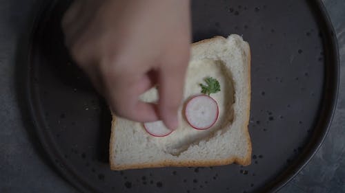 有关三明治, 人, 俯视图的免费素材视频