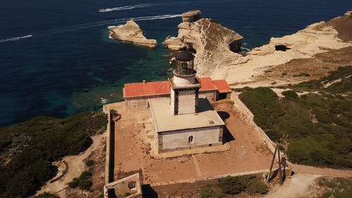 有关塔, 建造, 悬崖海岸的免费素材视频