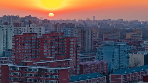 有关天空, 太阳, 建筑的免费素材视频