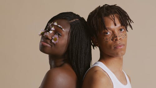 有关一对, 人, 创意化妆的免费素材视频