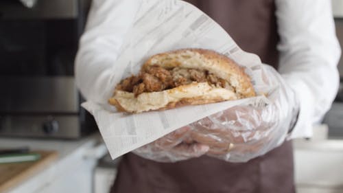 有关三明治, 午餐, 可口的免费素材视频