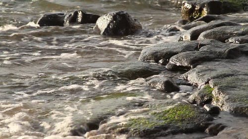 有关岩石, 岩石海岸, 户外的免费素材视频