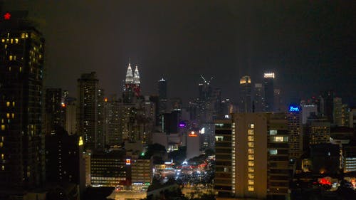 有关吉隆坡, 城市, 城市的灯光的免费素材视频