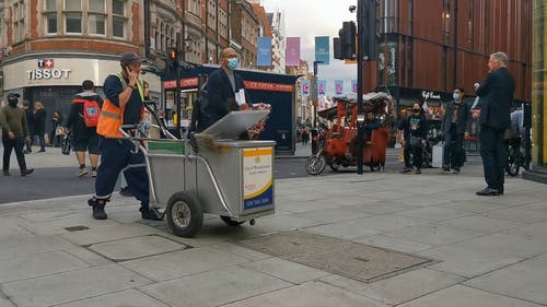 有关人, 人行道, 伦敦市中心的免费素材视频