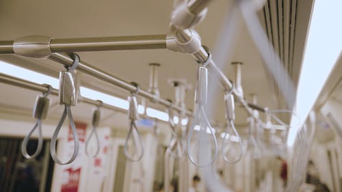 有关公共交通工具, 抓手, 景深的免费素材视频