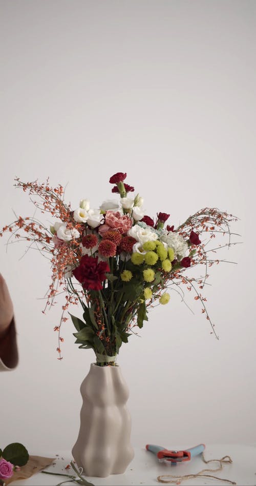 有关一束花, 一束鲜花, 人的免费素材视频