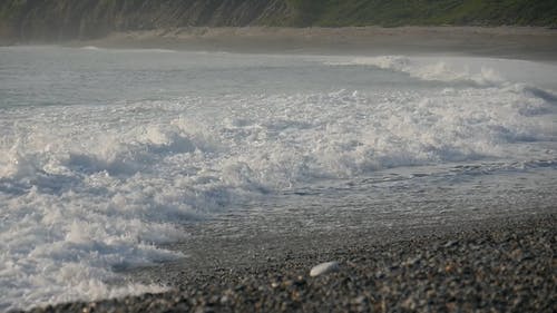 有关天性, 撞击波浪, 海的免费素材视频