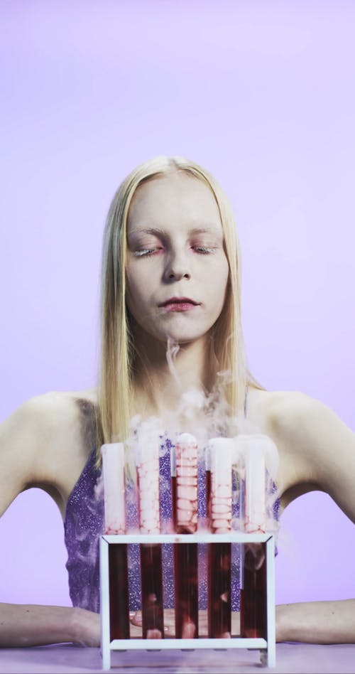 有关化妆, 化学制品, 化学反应的免费素材视频