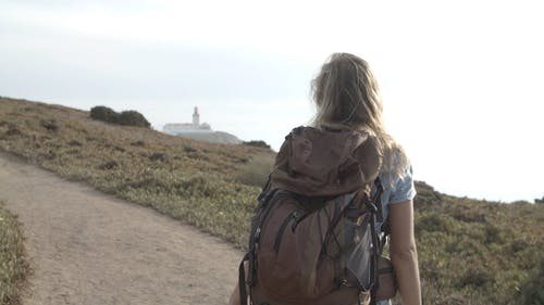 有关冒险, 女人, 徒步旅行的免费素材视频
