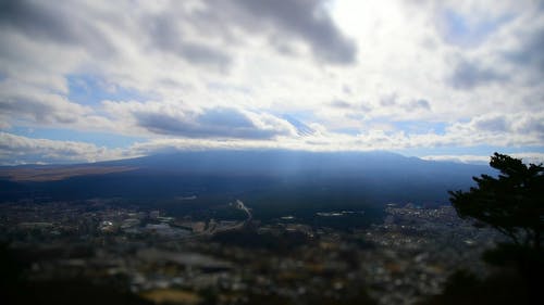 有关多云的天空, 天性, 富士山的免费素材视频