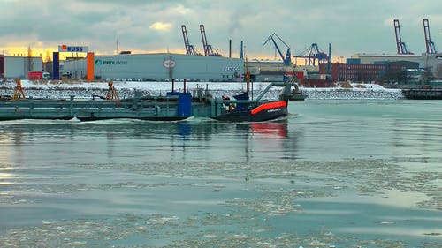 有关工业区, 户外, 河的免费素材视频