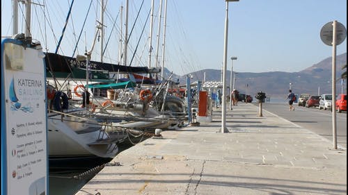 有关停泊, 帆, 户外的免费素材视频