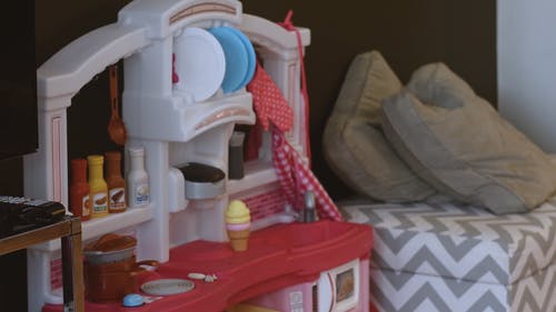 有关儿童厨房套装, 厨房玩具, 可爱的免费素材视频