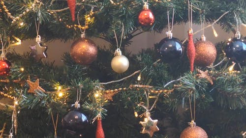 有关圣诞气氛, 特写, 耶誔球饰品的免费素材视频