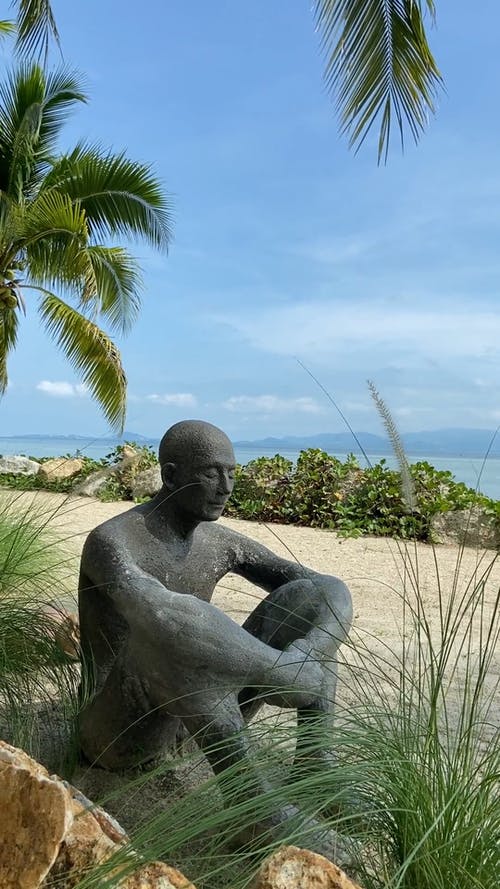 有关坐, 垂直视频, 蓝天的免费素材视频