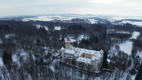 有关全景, 冬季, 城堡的免费素材视频