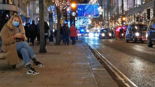 有关covid-19, 人行道, 伦敦市的免费素材视频