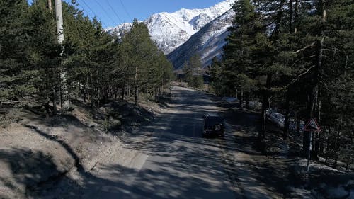 有关下雪的, 交通系统, 冬季的免费素材视频